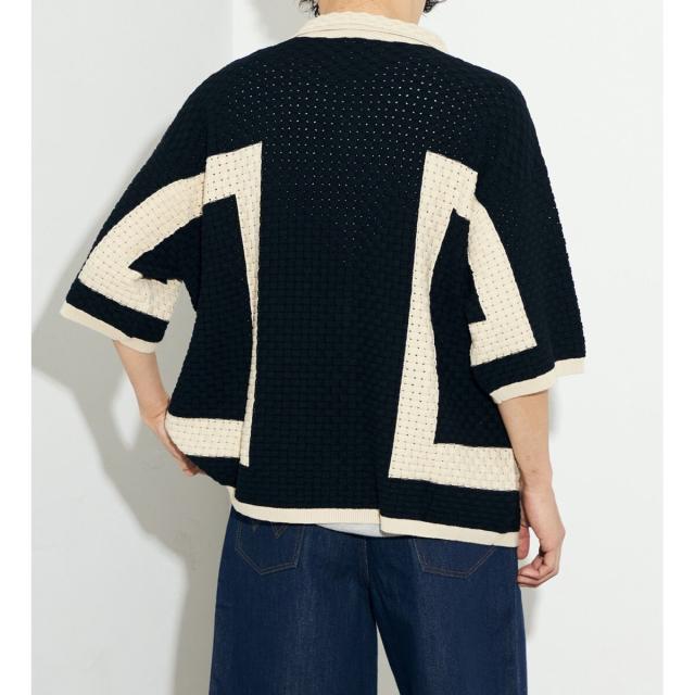 ラングラー（Wrangler）/配色ニットシャツ