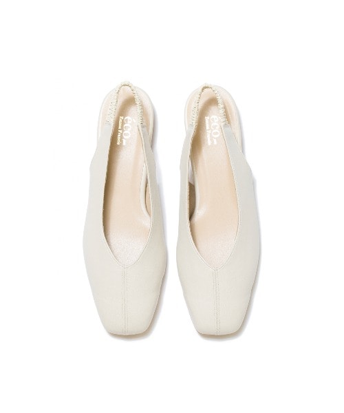 エマフランシス/スクエアトゥ バックストラップ ミュールの通販は 9,086円