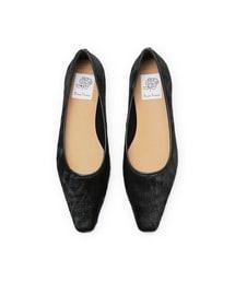 エマフランシス（Emma Francis）/ハラコレザー フラットパンプス