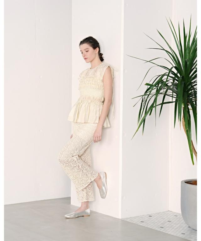 エマフランシス（Emma Francis）/スクエアトゥ フラット Uカット パンプス_12