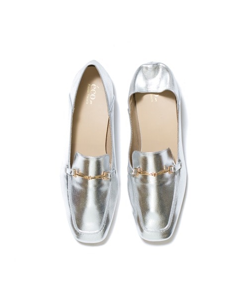 エマフランシス（Emma Francis）/スクエアトゥ フラット ビットローファー