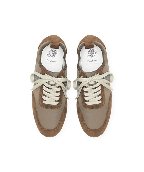 エマフランシス（Emma Francis）/グリッターライン レースアップ スニーカー