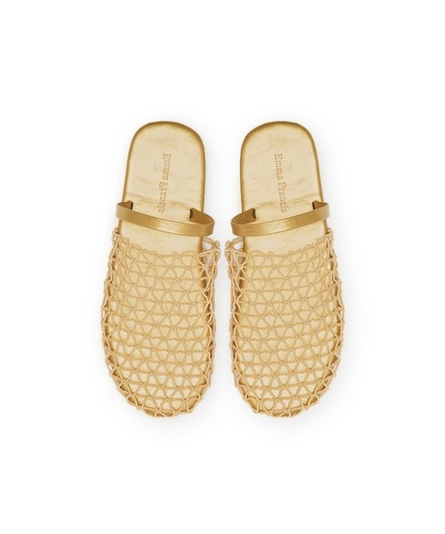 エマフランシス（Emma Francis）/フラット メッシュ編み サンダル