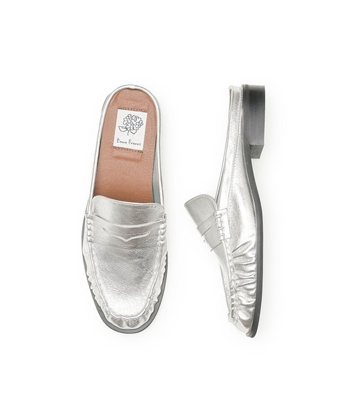 エマフランシス（Emma Francis）/メタリック ローファーミュール