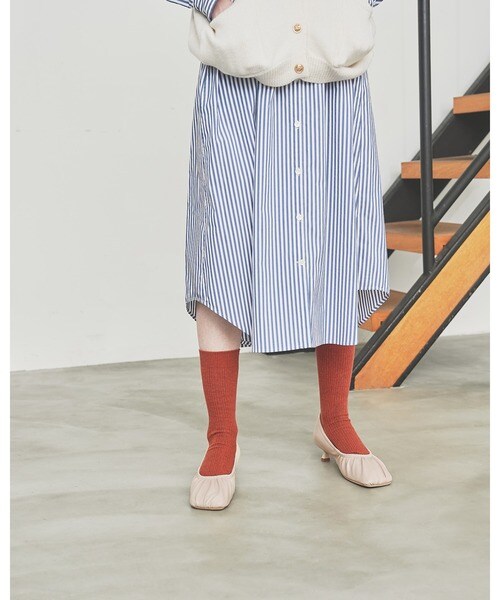 NEW】エマフランシス（Emma Francis）/ギャザー 4cm パンプス