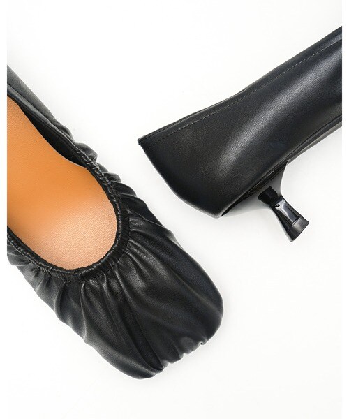 NEW】エマフランシス（Emma Francis）/ギャザー 4cm パンプス