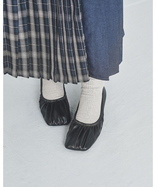 NEW】エマフランシス（Emma Francis）/ギャザー 4cm パンプス