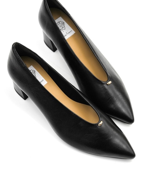 エマフランシス（Emma Francis）/4．5cmヒール ハイバン ゴールドモチーフ パンプス_15