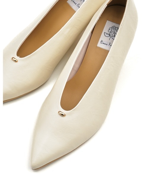 エマフランシス（Emma Francis）/4．5cmヒール ハイバン ゴールドモチーフ パンプス_4