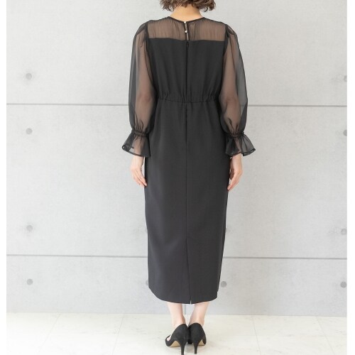 プレフェリール（PREFERIR）/シアースリーブ 結婚式ワンピース