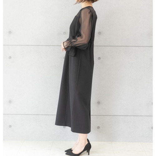 プレフェリール（PREFERIR）/シアースリーブ 結婚式ワンピース