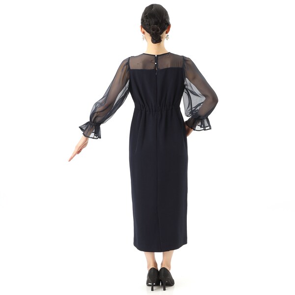 プレフェリール（PREFERIR）/シアースリーブ 結婚式ワンピース