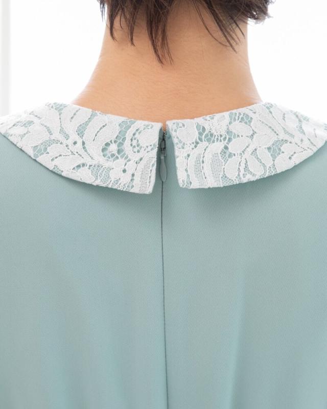 プレフェリール（PREFERIR）/白襟レースAライン パーティ お呼ばれ