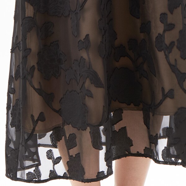 プレフェリール（PREFERIR）/バルーンスリーブAラインワンピース