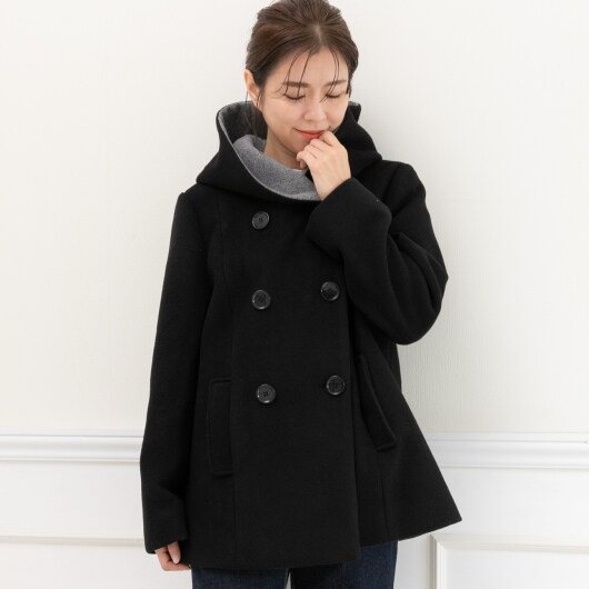 プレフェリール（PREFERIR）/バイカラーフードコートの通販は