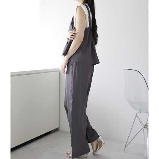 プレフェリール（PREFERIR）/フレアーキャミソール＋ワイドパンツ 2点