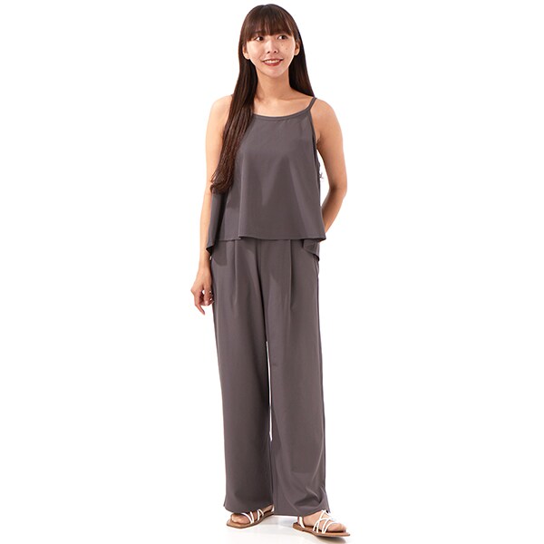 プレフェリール（PREFERIR）/フレアーキャミソール＋ワイドパンツ 2点