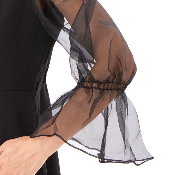 プレフェリール（PREFERIR）/シアースリーブフレアードレス 結婚式