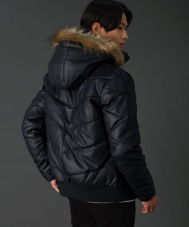 スプートニクス（SPUTNICKS）/WET−PU(R)ファー付きダウンミックス