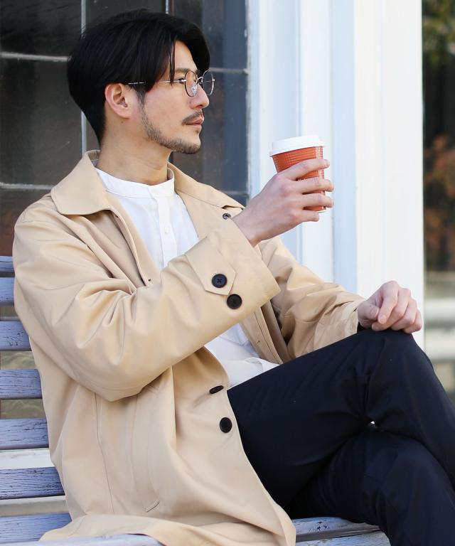 スプートニクス/フード脱着ステンカラーコートの通販はau PAY