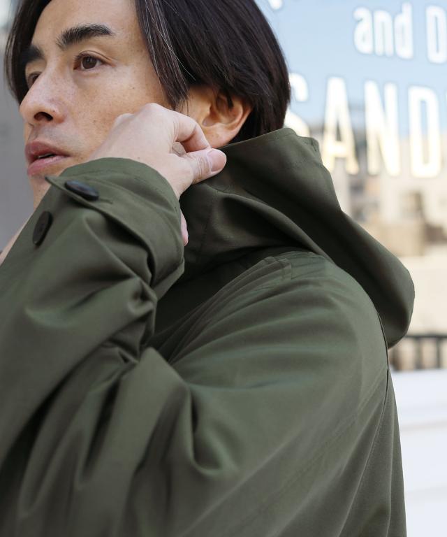 スプートニクス/フード脱着ステンカラーコートの通販はau PAY