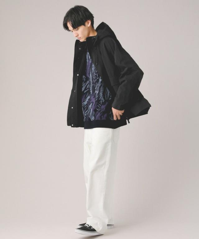 スプートニクス/＜SLICK＞アブストラクトダブルジャガードプルオーバー