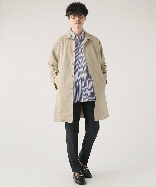 スプートニクス/＜ALLOWED TO UNFOLD＞日本製オックスストライプボタン