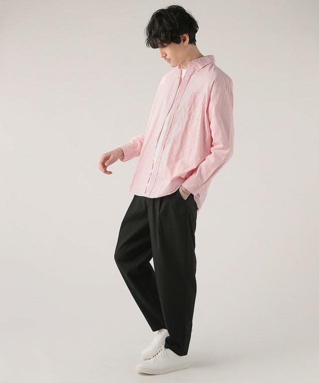スプートニクス/＜ALLOWED TO UNFOLD＞日本製オックスストライプボタンダウン長袖シャツ_5