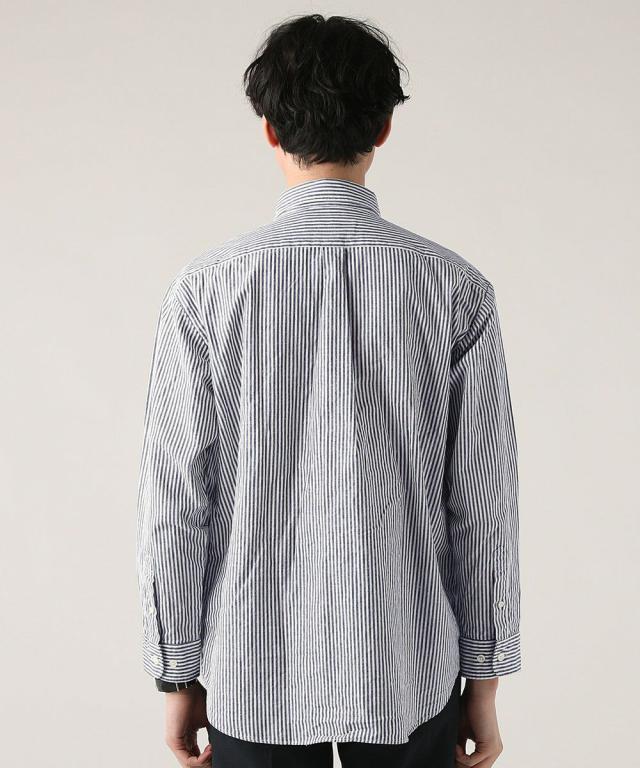 スプートニクス/＜ALLOWED TO UNFOLD＞日本製オックスストライプボタンダウン長袖シャツ_12