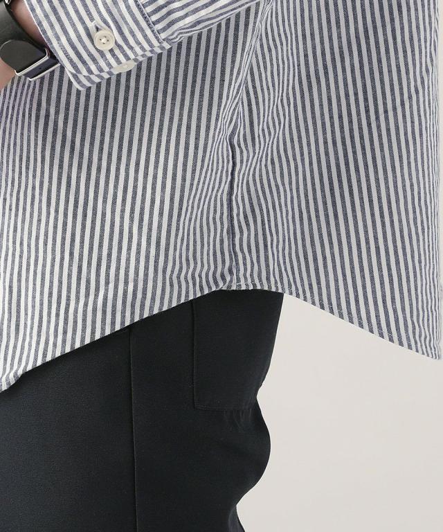 スプートニクス/＜ALLOWED TO UNFOLD＞日本製オックスストライプボタン