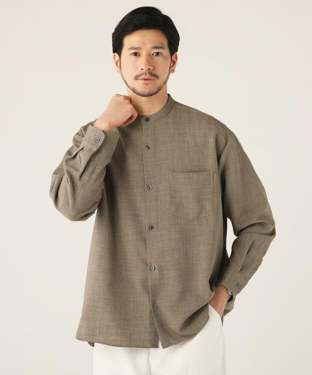 スプートニクス（SPUTNICKS）/＜ALLOWED TO UNFOLD＞TECHキャンバスワイドレギュラー長袖シャツ