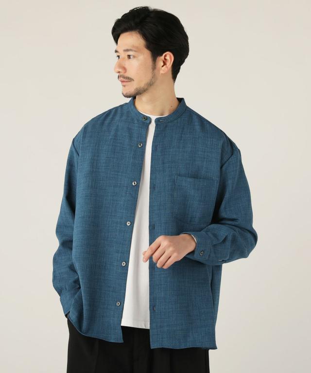 スプートニクス（SPUTNICKS）/＜ALLOWED TO UNFOLD＞TECHキャンバスワイドレギュラー長袖シャツ_3
