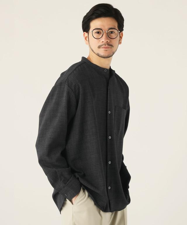 スプートニクス（SPUTNICKS）/＜ALLOWED TO UNFOLD＞TECHキャンバスワイドレギュラー長袖シャツ_1