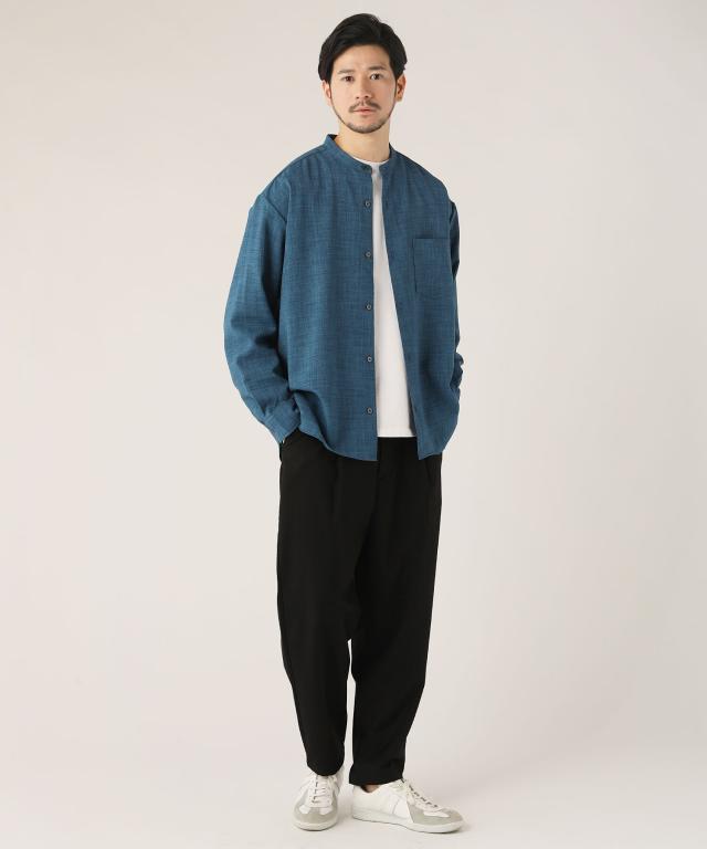 スプートニクス（SPUTNICKS）/＜ALLOWED TO UNFOLD＞TECHキャンバスワイドレギュラー長袖シャツ_10