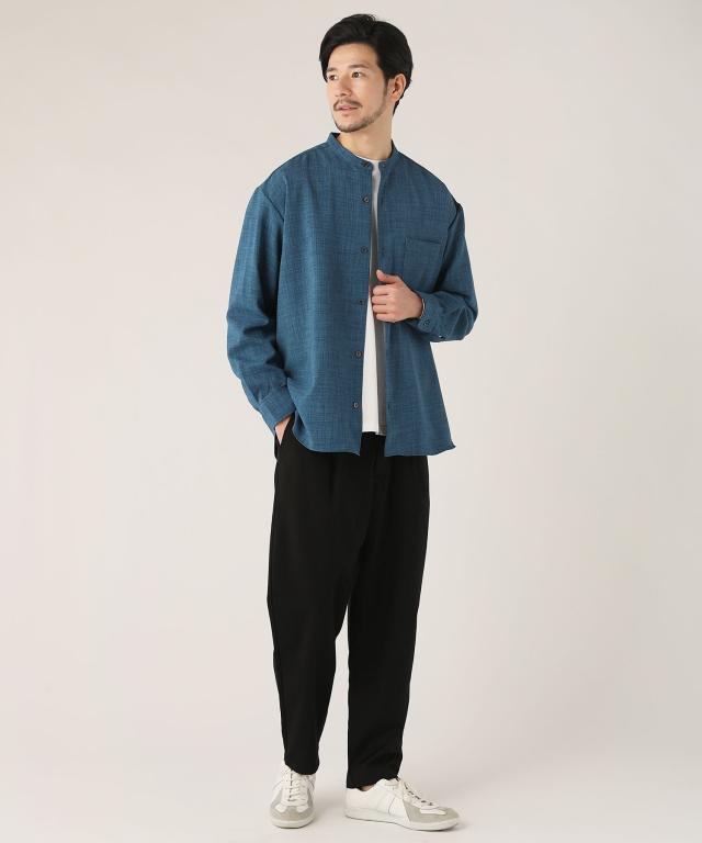 スプートニクス（SPUTNICKS）/＜ALLOWED TO UNFOLD＞TECHキャンバスワイドレギュラー長袖シャツ_11