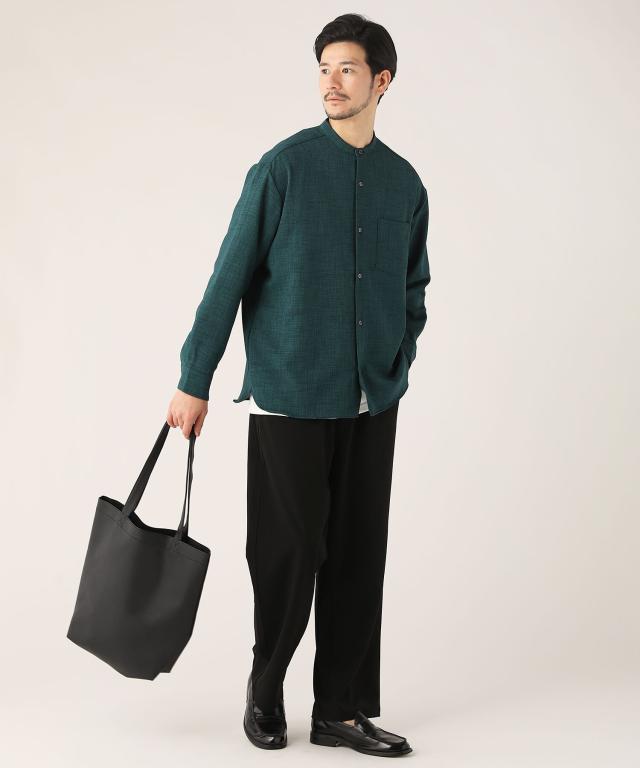 スプートニクス（SPUTNICKS）/＜ALLOWED TO UNFOLD＞TECHキャンバスワイドレギュラー長袖シャツ_12