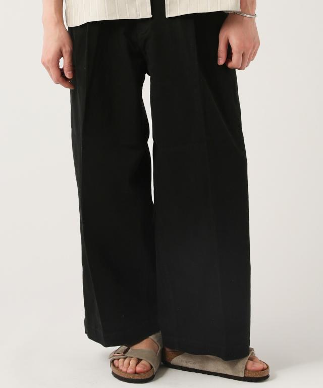 スプートニクス/＜Upscape Audience＞日本製ヘビーウェイトコットンツイル1タックワイドパンツの通販は