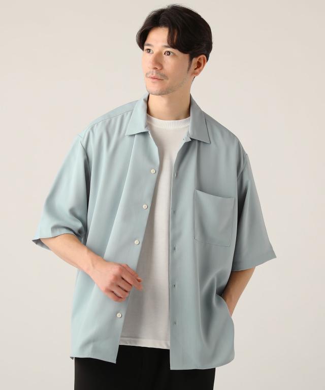 スプートニクス（SPUTNICKS）/＜ALLOWED TO UNFOLD＞テックワイドオックス半袖レギュラーシャツ_1