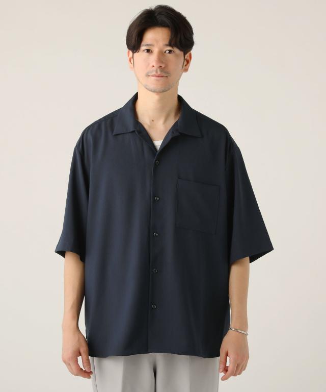 スプートニクス（SPUTNICKS）/＜ALLOWED TO UNFOLD＞テックワイドオックス半袖レギュラーシャツ_8