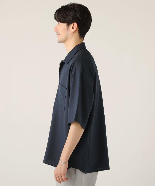 スプートニクス（SPUTNICKS）/＜ALLOWED TO UNFOLD＞テックワイドオックス半袖レギュラーシャツ_9