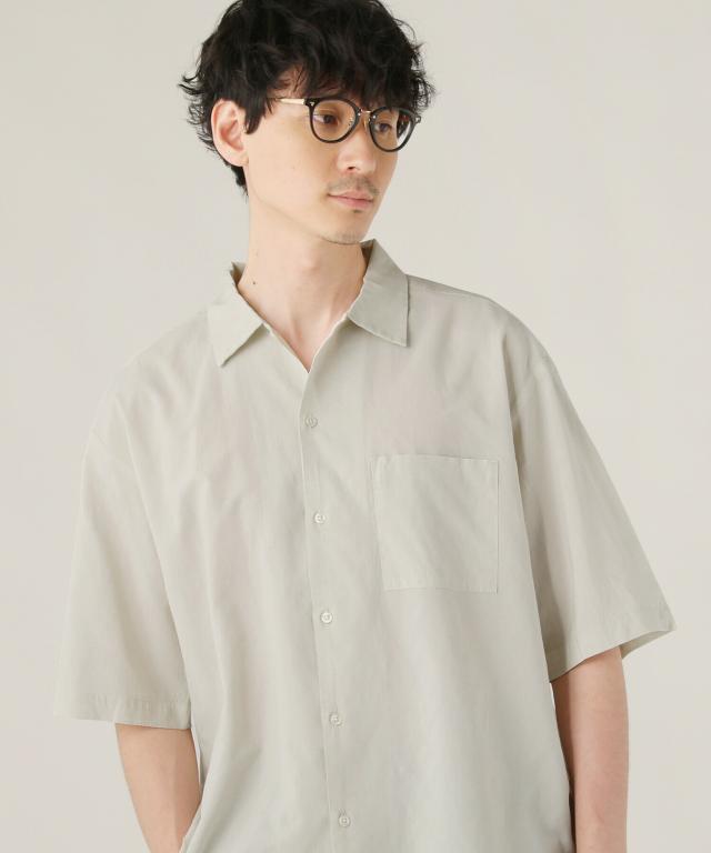 スプートニクス（SPUTNICKS）/＜ALLOWED TO UNFOLD＞テックリネンワイド半袖レギュラーシャツ_18