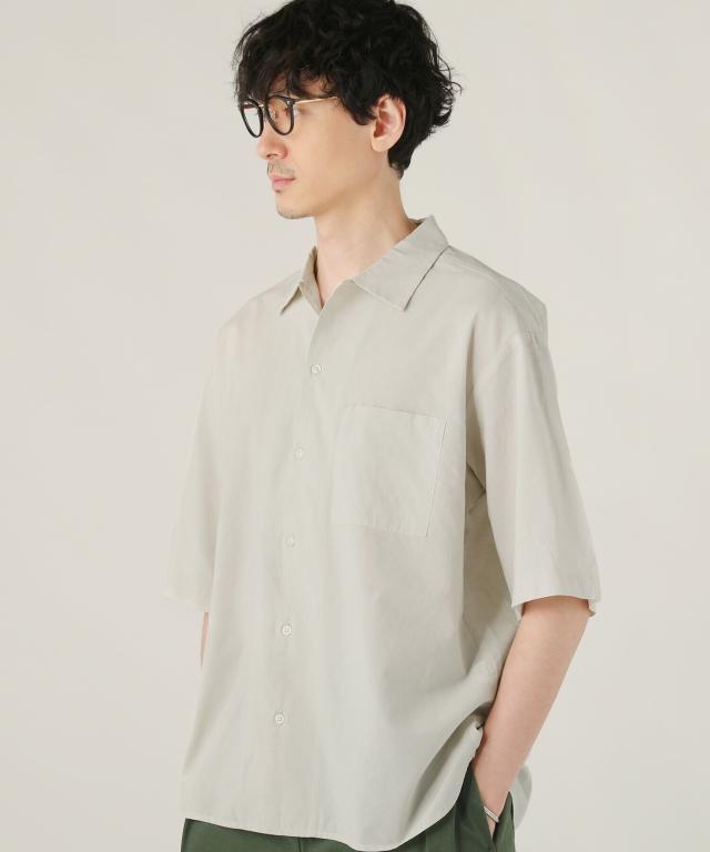 スプートニクス（SPUTNICKS）/＜ALLOWED TO UNFOLD＞テックリネンワイド半袖レギュラーシャツ_19