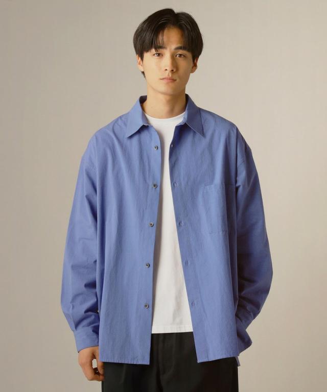 スプートニクス（SPUTNICKS）/＜SLICK＞ヴィンテージポプリンレギュラースリットシャツ