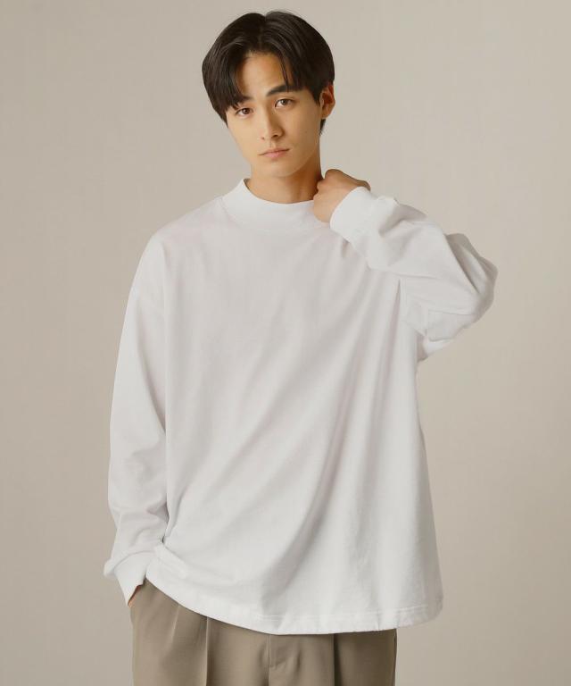 スプートニクス（SPUTNICKS）/＜SLICK＞ハイゲージジャージードローストリングモックネック