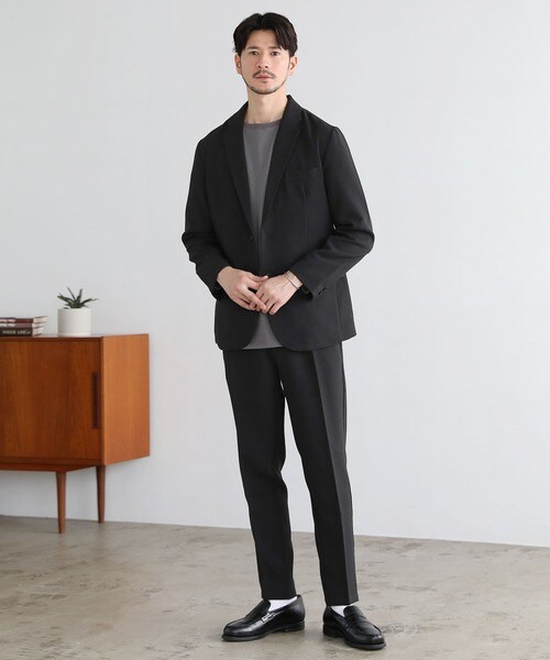 スプートニクス（SPUTNICKS）/LANATEC(R) ウォッシャブルセットアップ　テーラードジャケット＆イージーパンツ スプートニクス（SPUTNICKS）/LANATEC(R) ウォッシャブルセットアップ