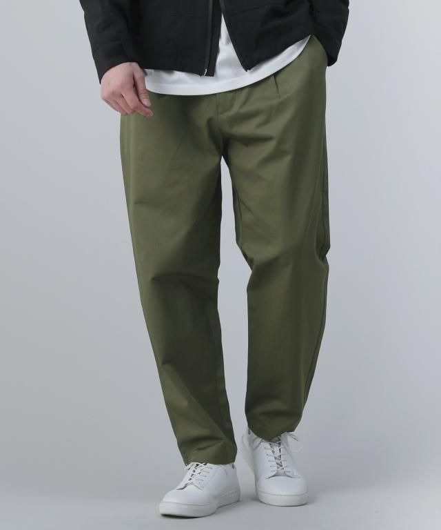 スプートニクス（SPUTNICKS）/＜ALLOWED TO UNFOLD＞撥水ツイル　ワイドテーパードパンツ スプートニクス（SPUTNICKS）/＜ALLOWED TO UNFOLD＞撥水ツイル ワイド