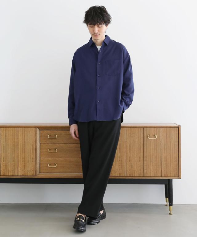スプートニクス（SPUTNICKS）/日本製Reflax(R)ウォッシャブルリネンライク接触冷感レギュラーカラー長袖シャツ_19