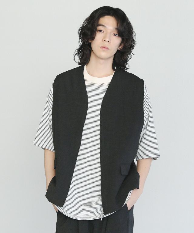 スプートニクス（SPUTNICKS）/＜SLICK＞Reflax(R)キャンバスジップアップベスト