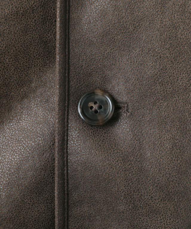 スプートニクス（SPUTNICKS）/フェイクムートン カラーランチジャケット