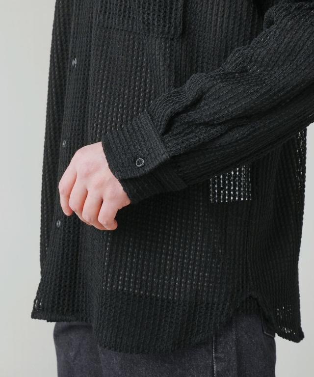 スプートニクス（SPUTNICKS）/かぎ針網み　長袖レースシャツ_17